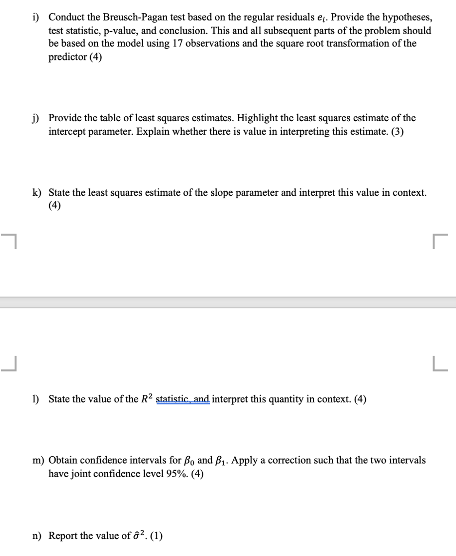 Solved 1. The length of time between the initial | Chegg.com