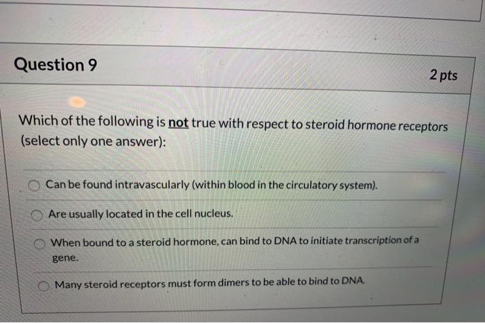 Solved Question 9 2 Pts Which Of The Following Is Not True | Chegg.com Solved Question 9 2 Pts Which Of The Following Is Not True | Chegg.com