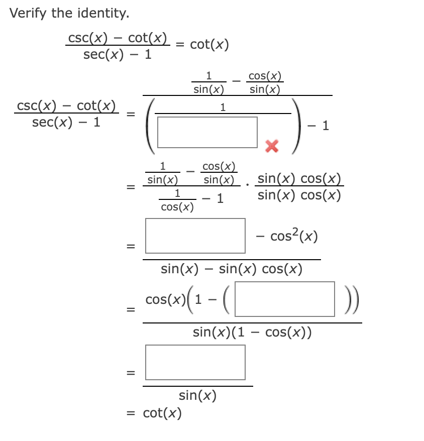 Solved Verify the identity.