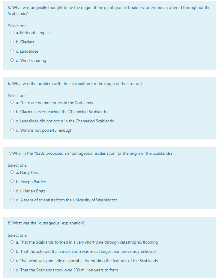 Solved 5. What was originally thought to be the origin of | Chegg.com