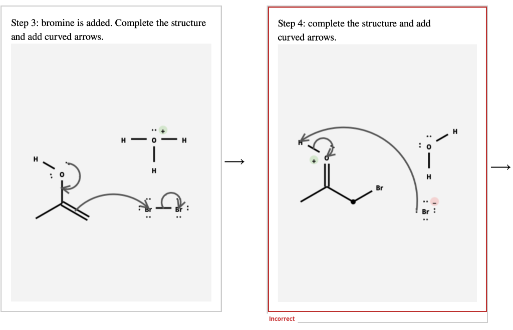 Solved Complete The Mechanism For The Reaction Between Chegg Com