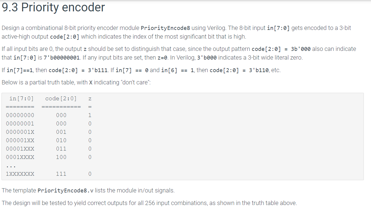 Solved This assignment is in verilog and I am trying to use | Chegg.com