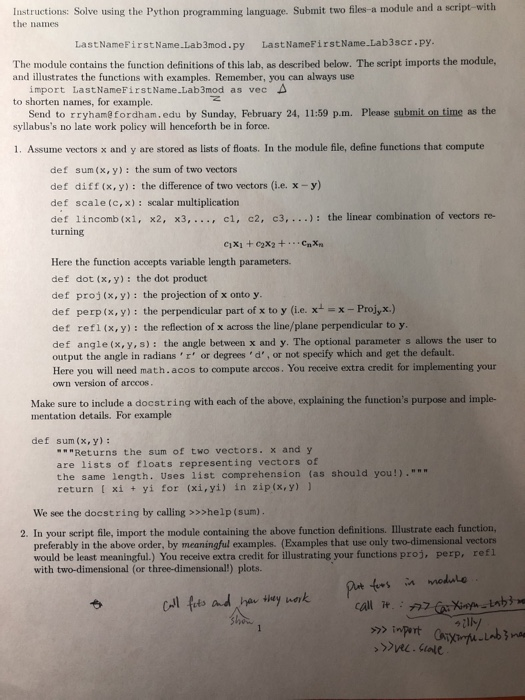 Solved lastructions: Solve using the Python programming | Chegg.com