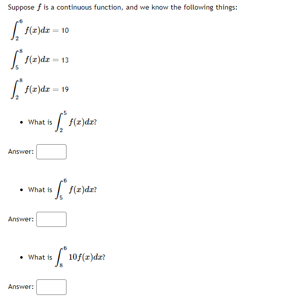 Solved Suppose F Is A Continuous Function, And We Know The | Chegg.com