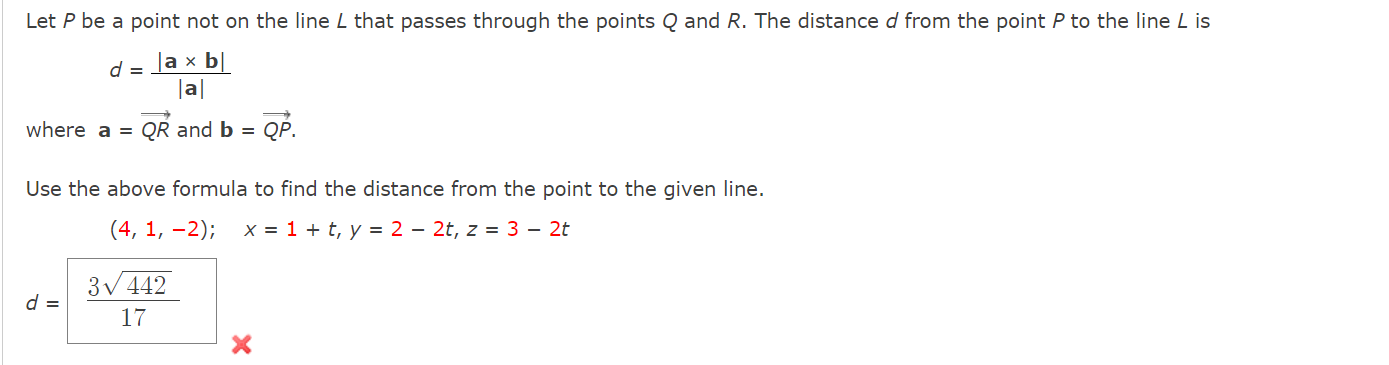 Solved Let P be a point not on the line L that passes | Chegg.com