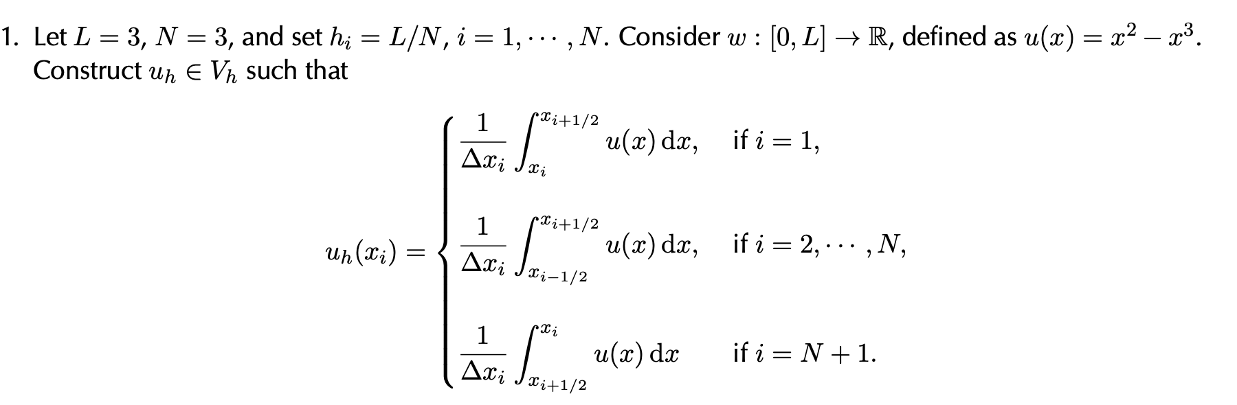1 Let L 3 N 3 And Set Hi L N I 1 Chegg Com