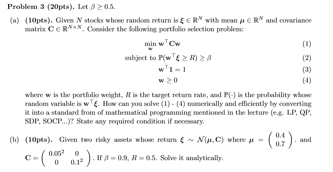 Problem 3 pts Let Ss 0 5 A 10pts Given Chegg Com