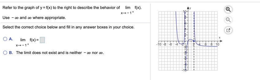 Solved Find each function value and limit. Use - or where | Chegg.com