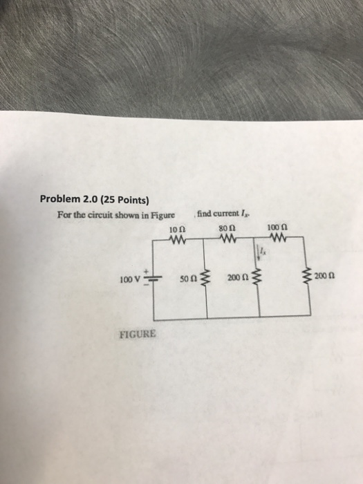 Solved Problem 2.0 (25 Points) For The Circuit Shown In | Chegg.com