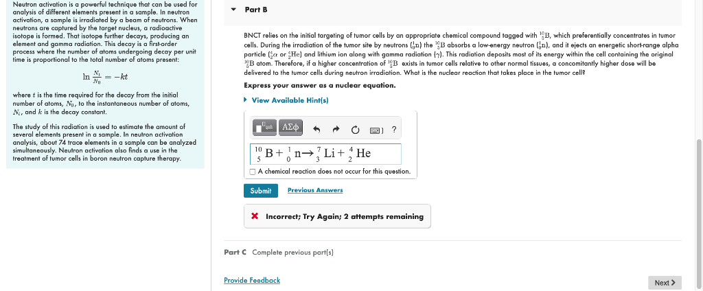 Neutron activation is a powerful technique that can be used for analysis of different elements present in a sample. In neutro