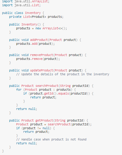 Solved import java.util. ArrayList; import java.util.List; | Chegg.com