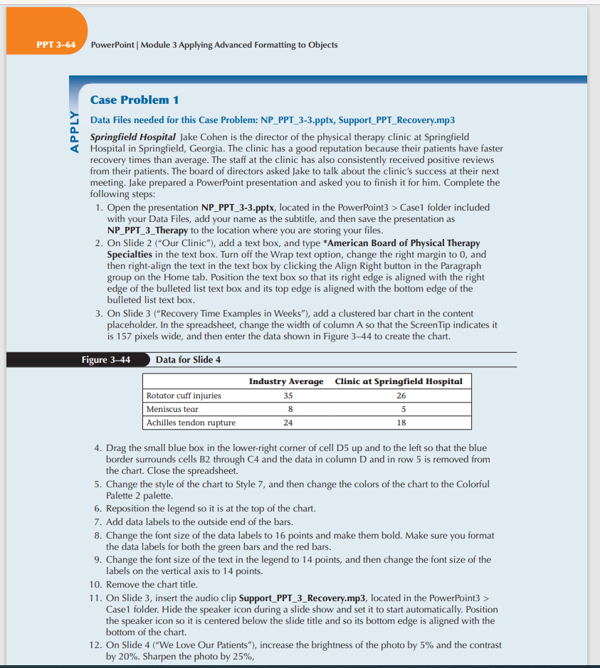 Solved PowerPoint | Module 3 Applying Advanced Formatting to | Chegg.com