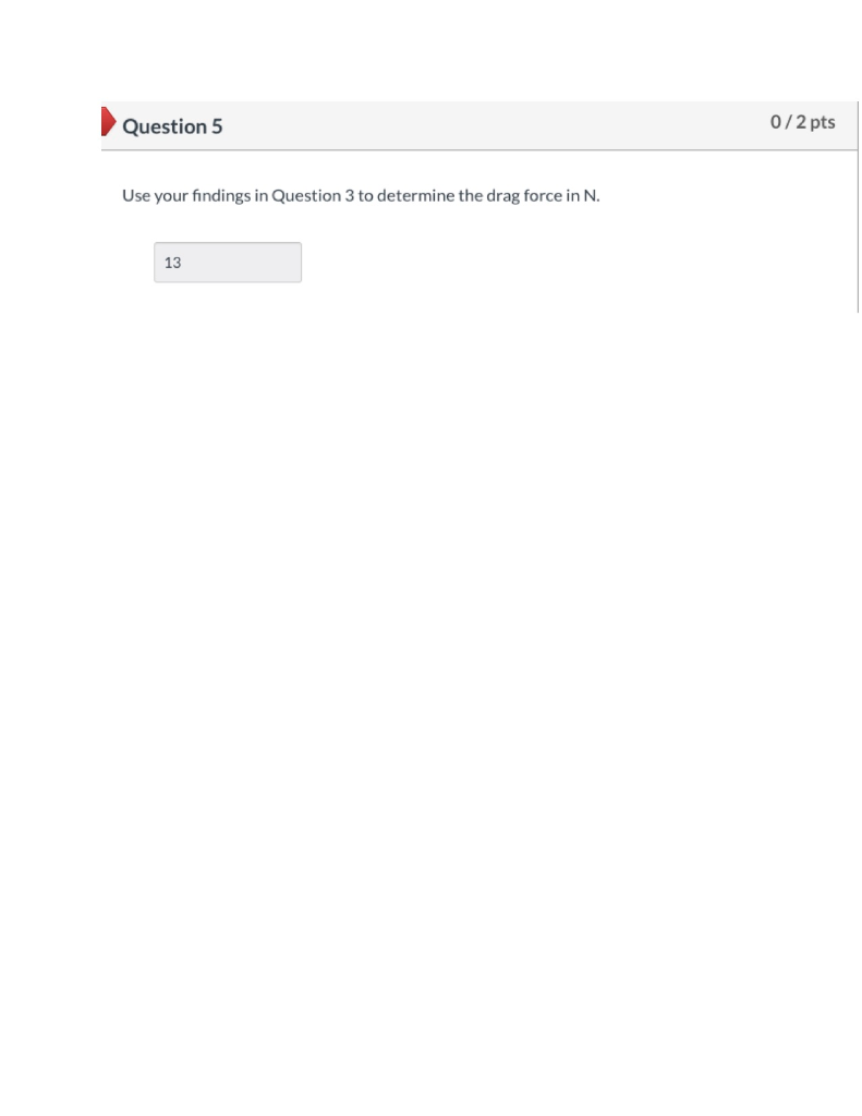 Solved Question 1 0/2 pts In Newton's 2nd law experiment, a | Chegg.com