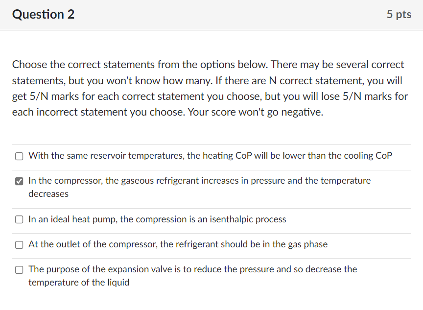 Pick only the incorrect statement.for gas A, a=0,the