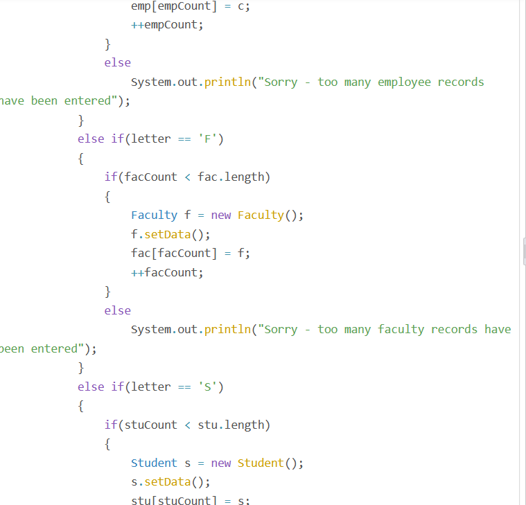 Solved Please Answer in JAVA Develop a set of classes for a | Chegg.com