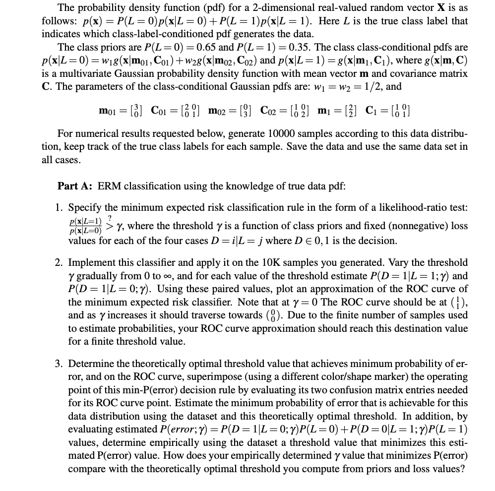 The probability density function (pdf) for a | Chegg.com