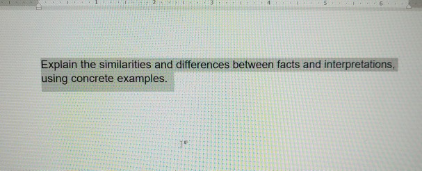 Solved Explain the similarities and differences between | Chegg.com