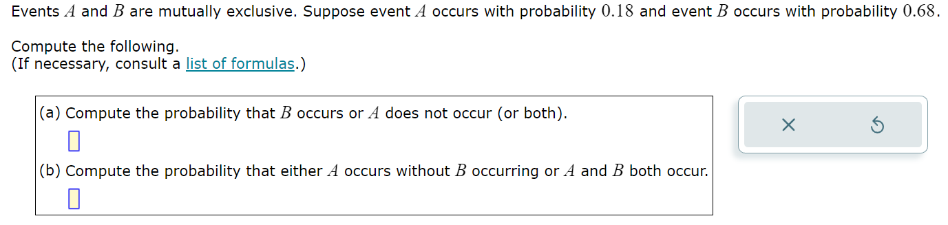 Solved Events A And B Are Mutually Exclusive. Suppose Event | Chegg.com