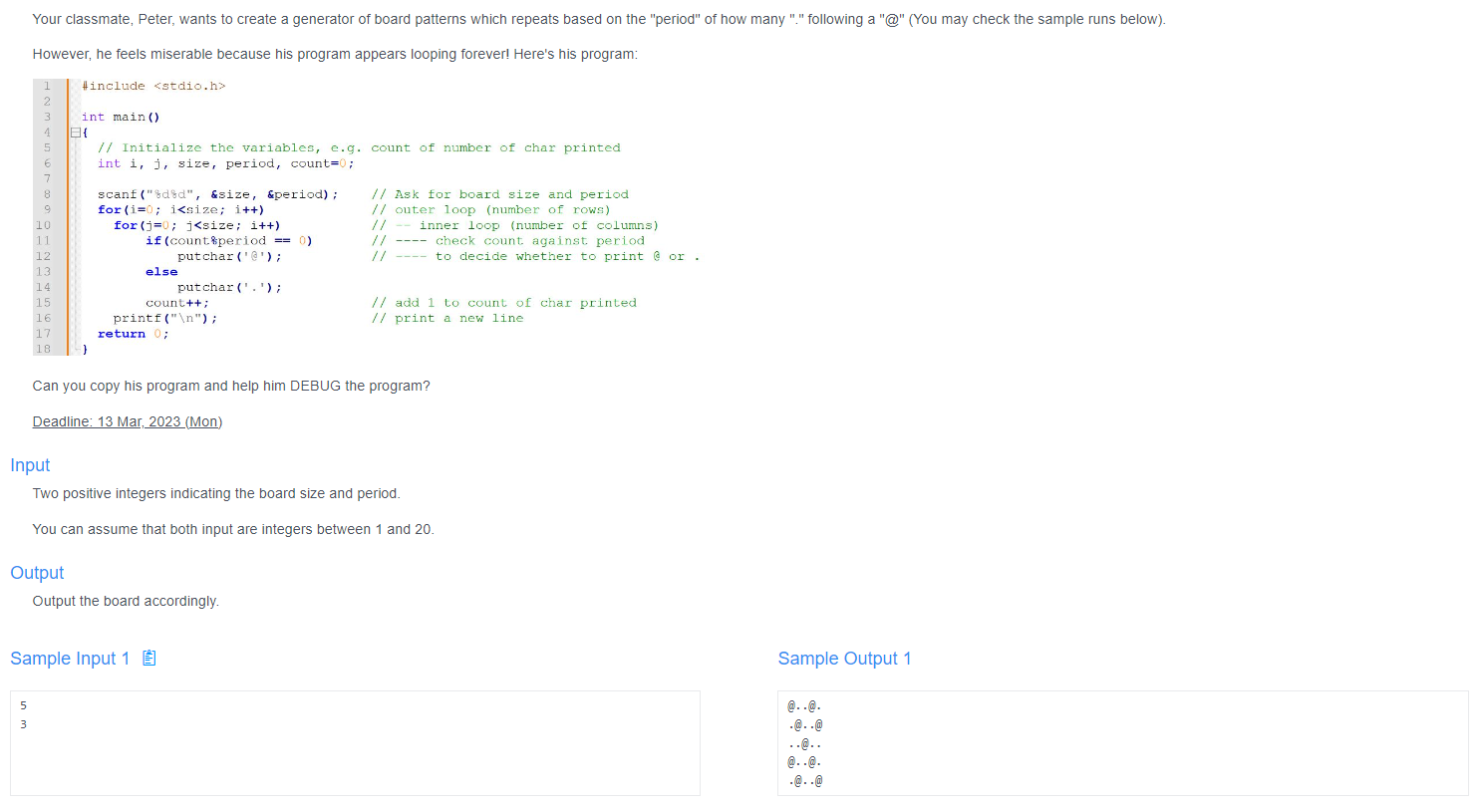 Solved Your classmate, Peter, wants to create a generator of | Chegg.com