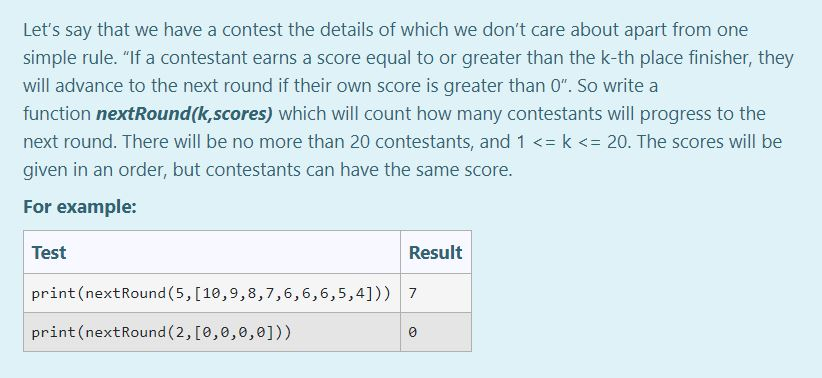Solved Let's say that we have a contest the details of which | Chegg.com