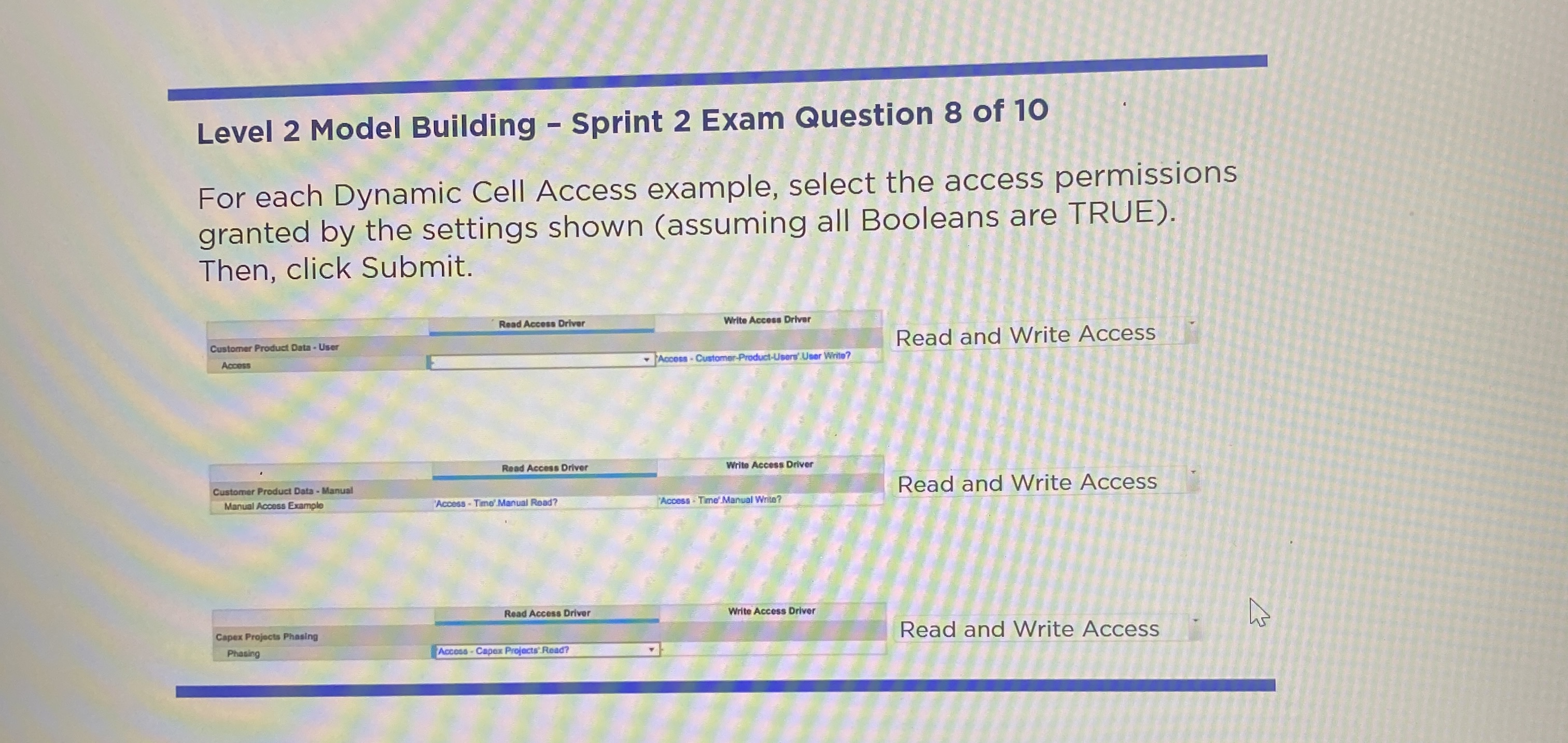 Solved Level 2 ﻿Model Building - ﻿Sprint 2 ﻿Exam Question 8 | Chegg.com