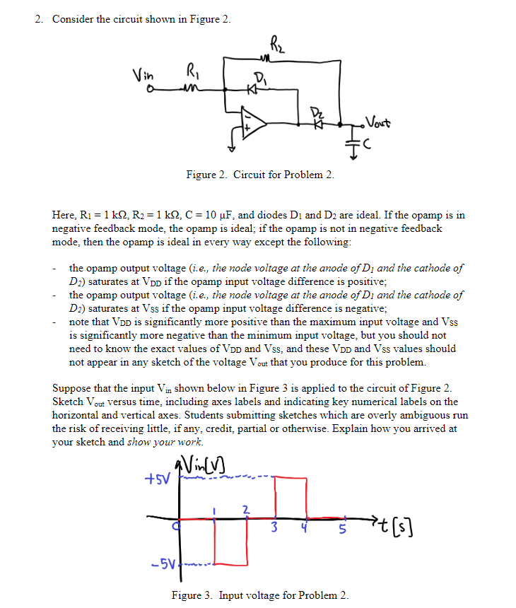 Solved 2. Consider The Circuit Shown In Figure 2. Figure 2. | Chegg.com