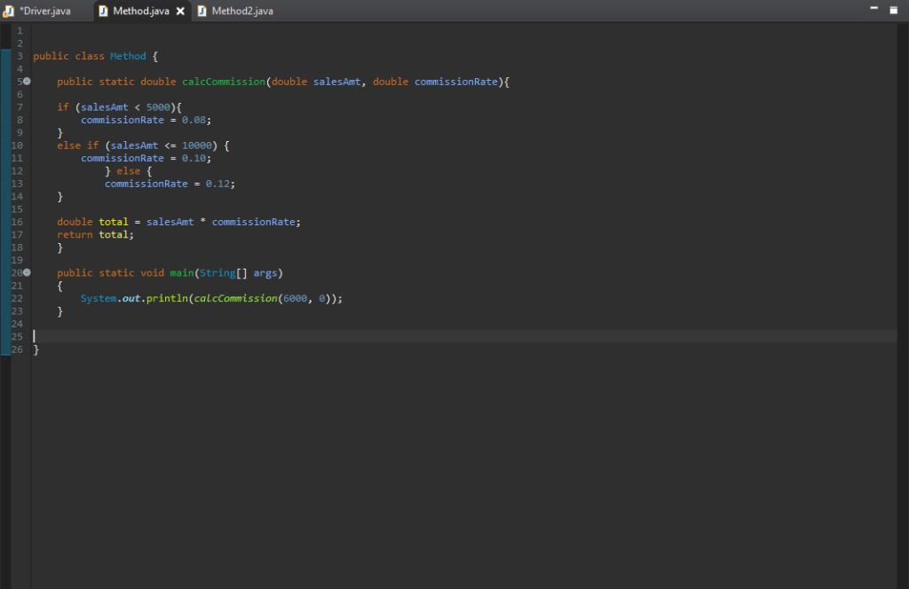 Solved Compute Sales Commission Programming Problem