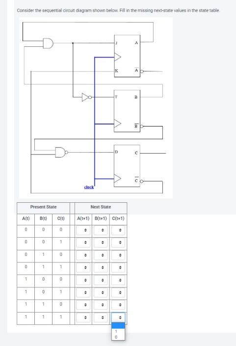 Solved Consider The Sequential Circuit Diagram Shown Below, | Chegg.com