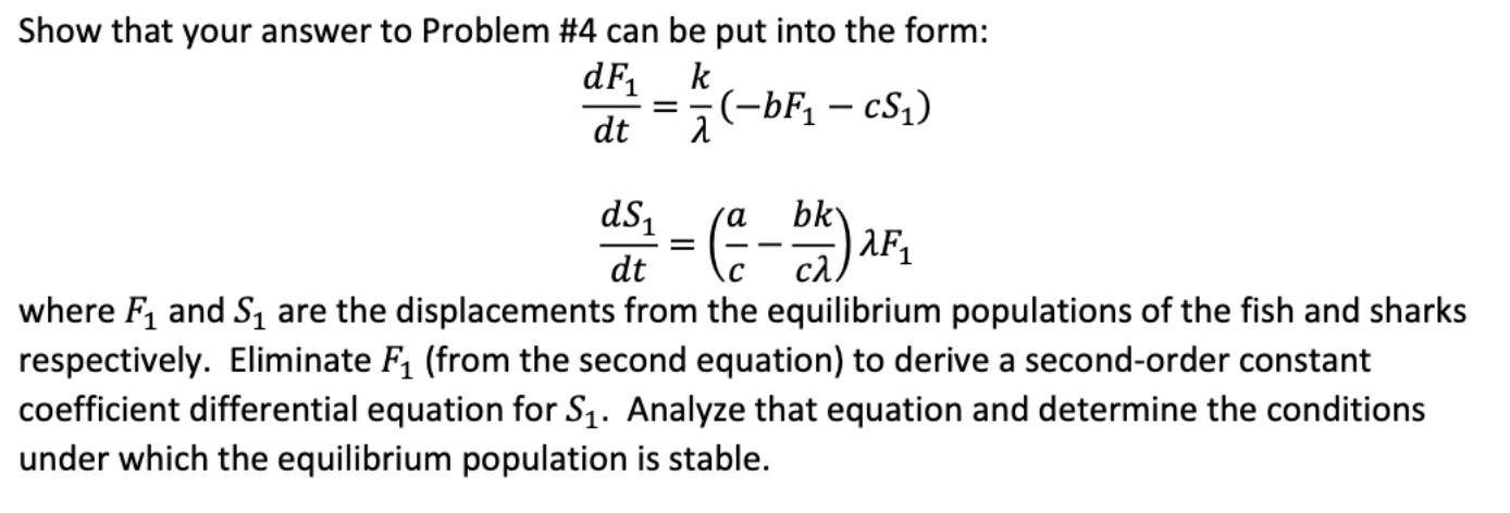 Solved Consider The Predator-prey Model Where B =0. | Chegg.com