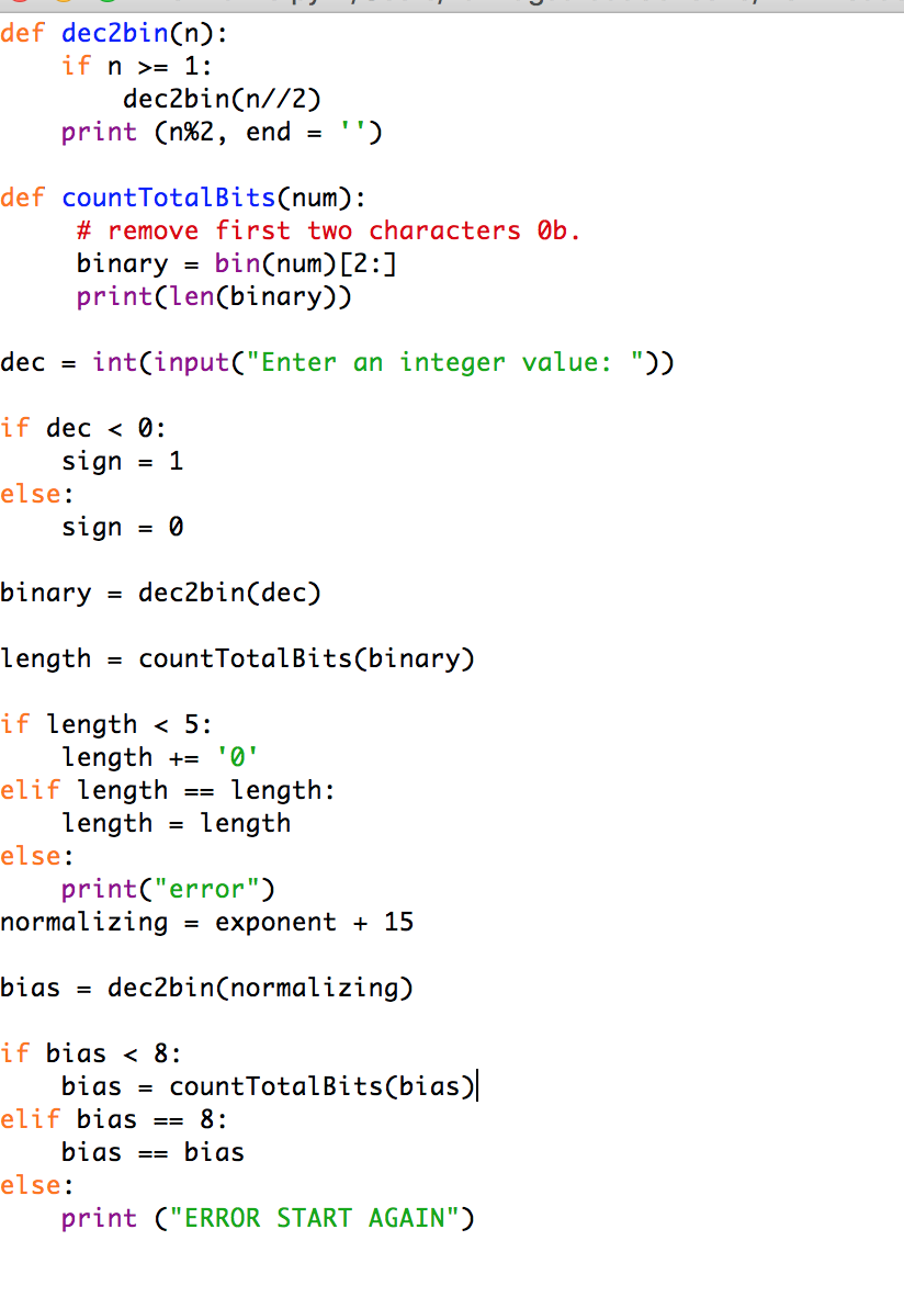 Solved Please answer in Python. Here is my code and what I | Chegg.com