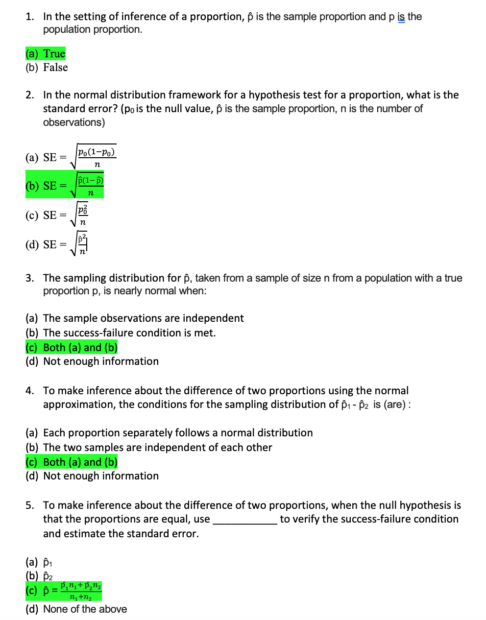 Solved Help These Are The Answered I Selected In Green A Chegg Com
