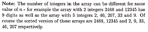 Solved You are given an array of integers, where different | Chegg.com