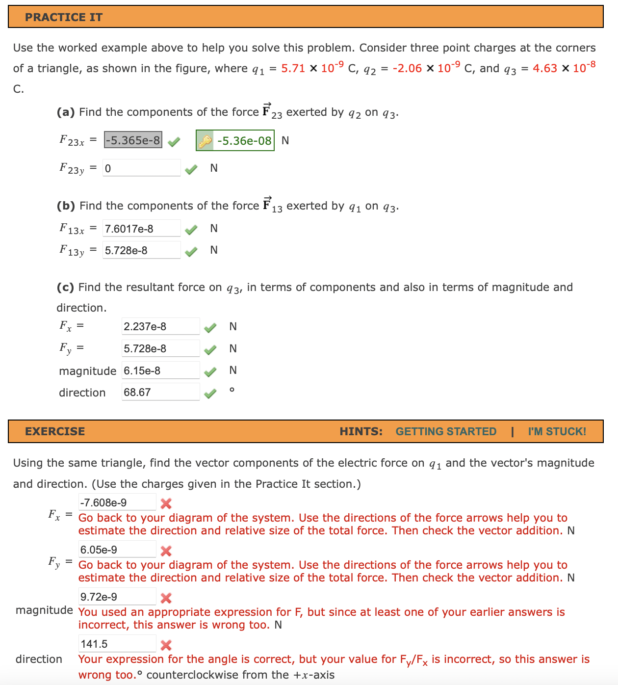 [Solved]: Goal Apply Coulomb's Law In Two Dimensions.