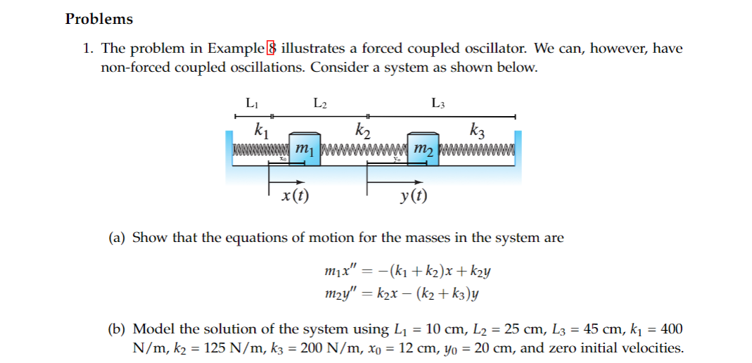 Coupled Oscillation Examples