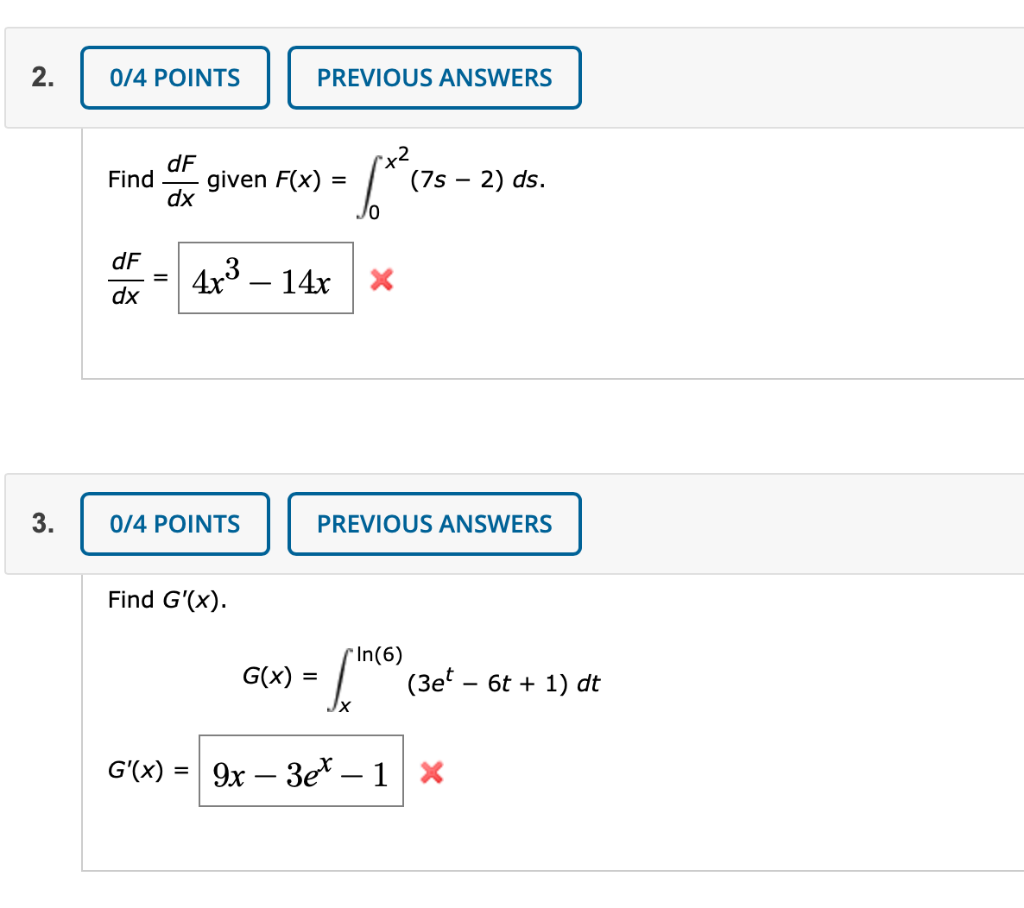 Solved Hi :) Can someone show me how to solve numbers 2 and | Chegg.com