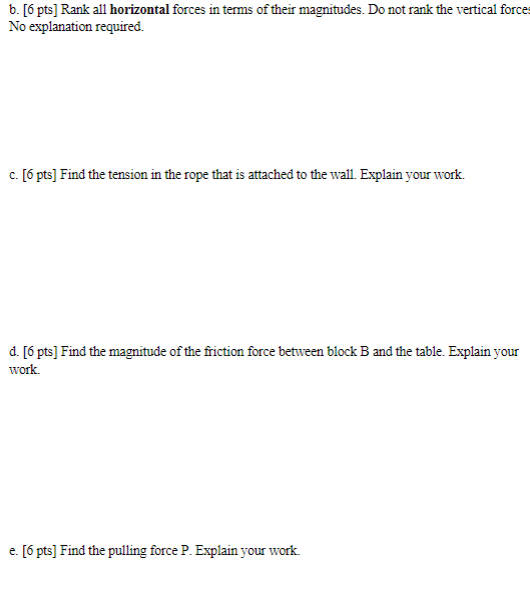 Solved А P B Two Blocks Are Arranged As Shown Block A Has | Chegg.com