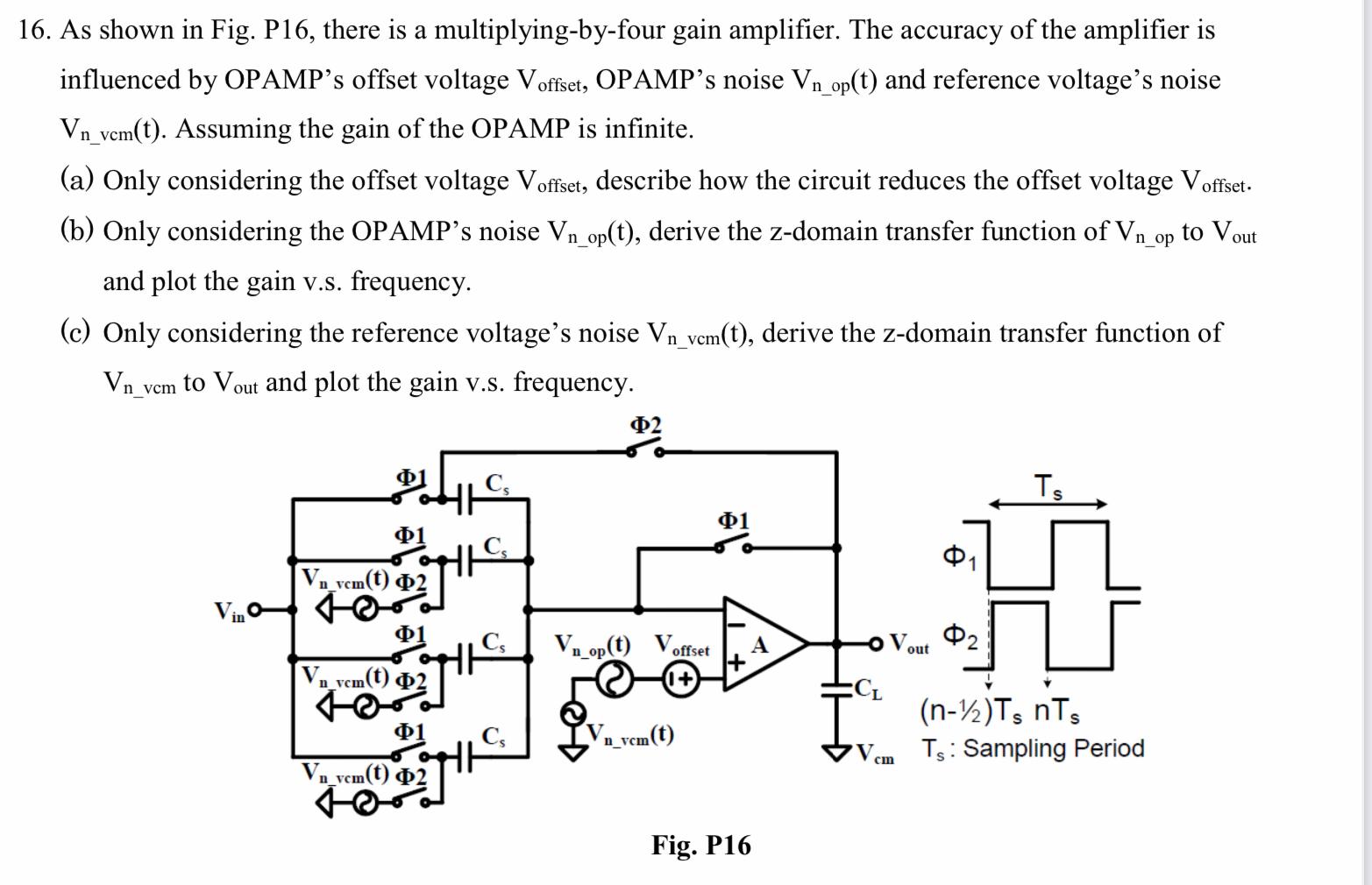 Solved 16. As shown in Fig. P16, there is a | Chegg.com