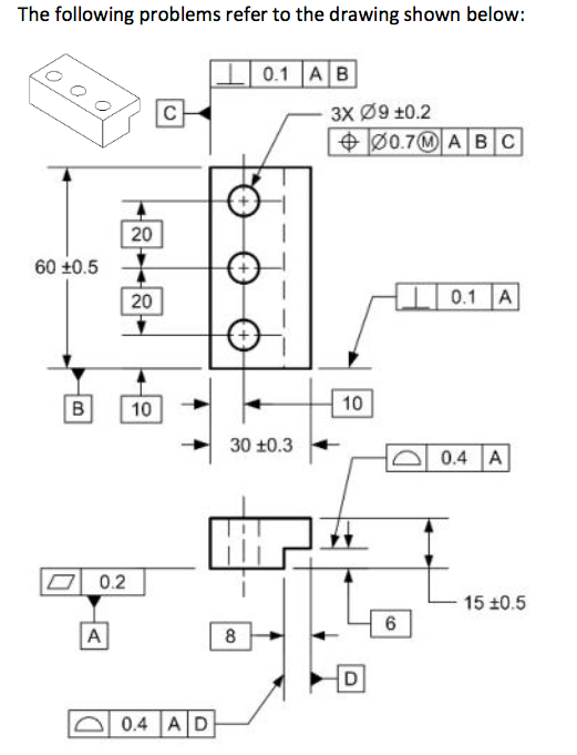 Solved Compared to the square tolerance zone of coordinate | Chegg.com