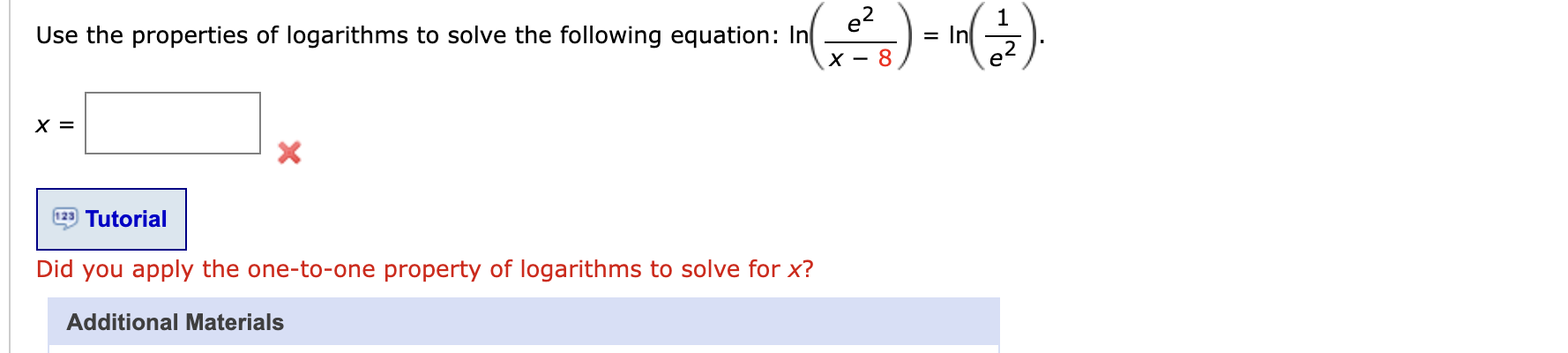 Solved Use the properties of logarithms to solve the | Chegg.com