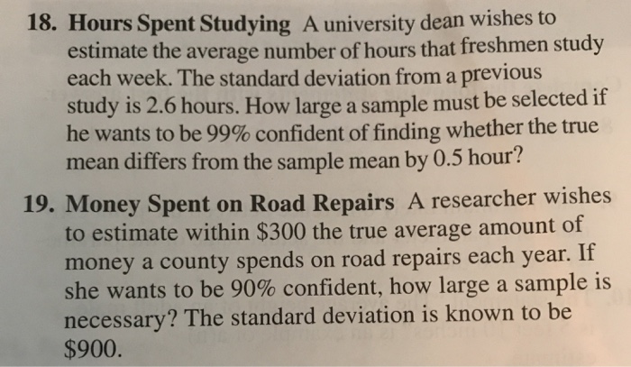 solved-18-hours-spent-studying-a-university-dean-wishes-to-chegg