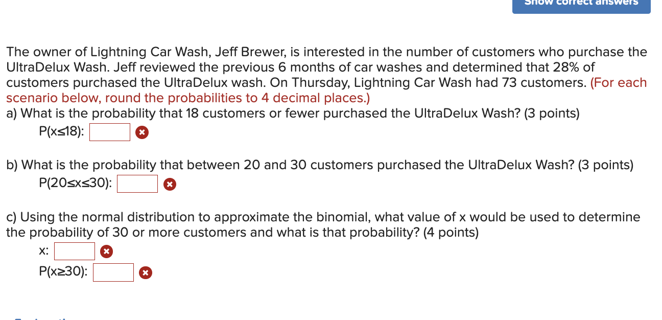 Solved The owner of Lightning Car Wash, Jeff Brewer, is
