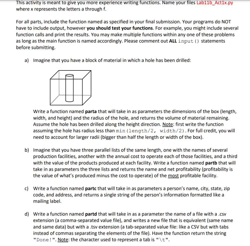 Solved This activity is meant to give you more experience | Chegg.com