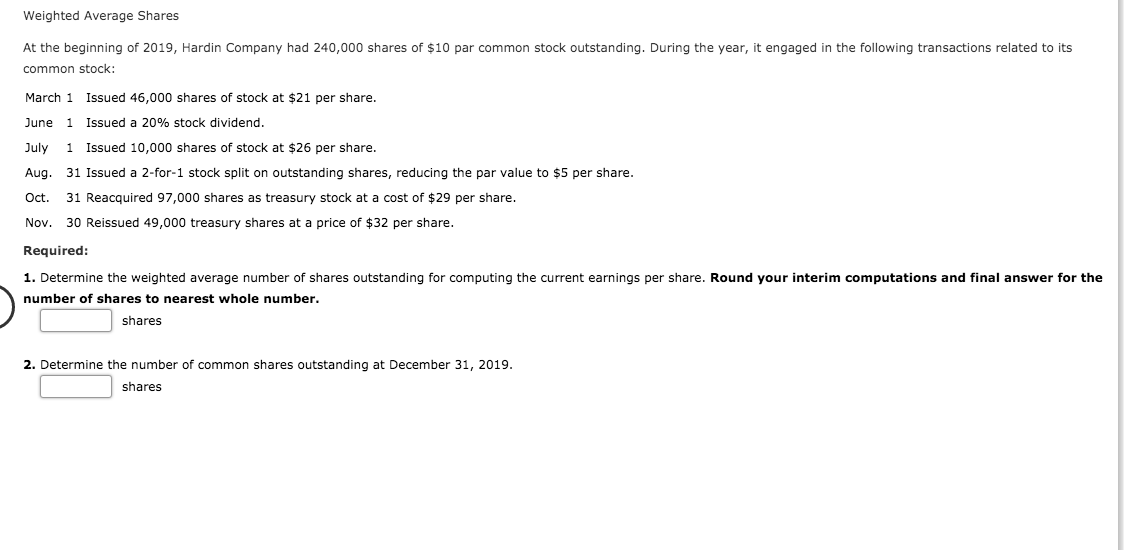 solved-weighted-average-shares-at-the-beginning-of-2019-chegg