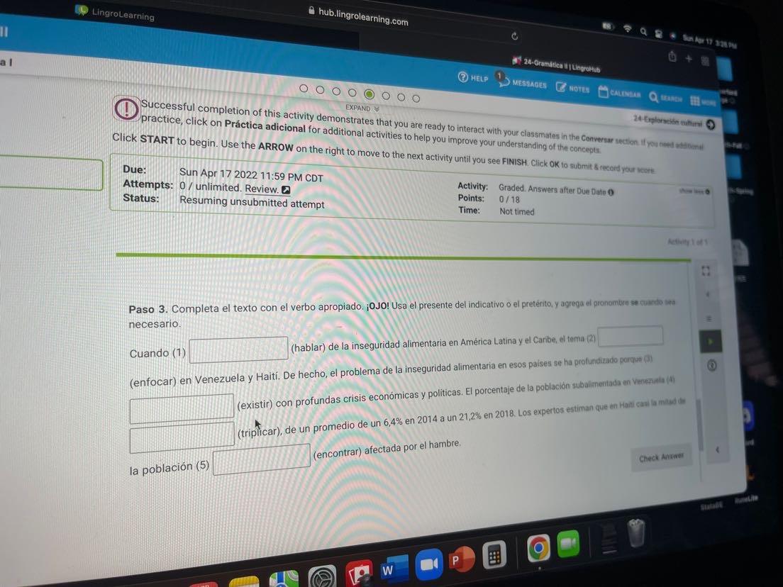 11 Q Sa 1730 al hub.lingrolearning.com LingroLearning 24-Gramdrica ingrohut > HELP MESSAGES NOTES CALENDAS QUE оо O O O O 24