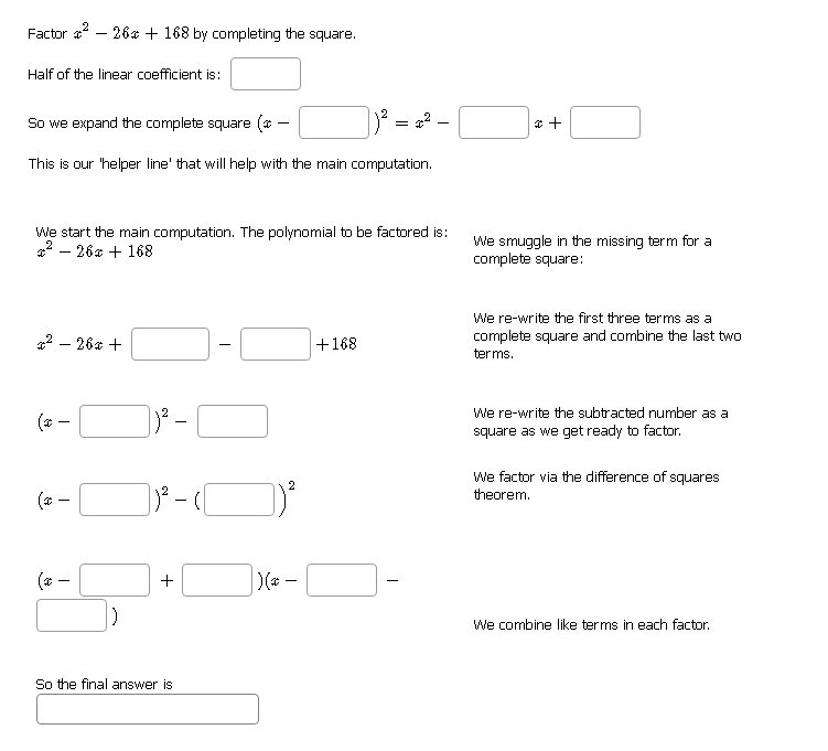 solved-factor-x2-26x-168-by-completing-the-square-half-of-chegg