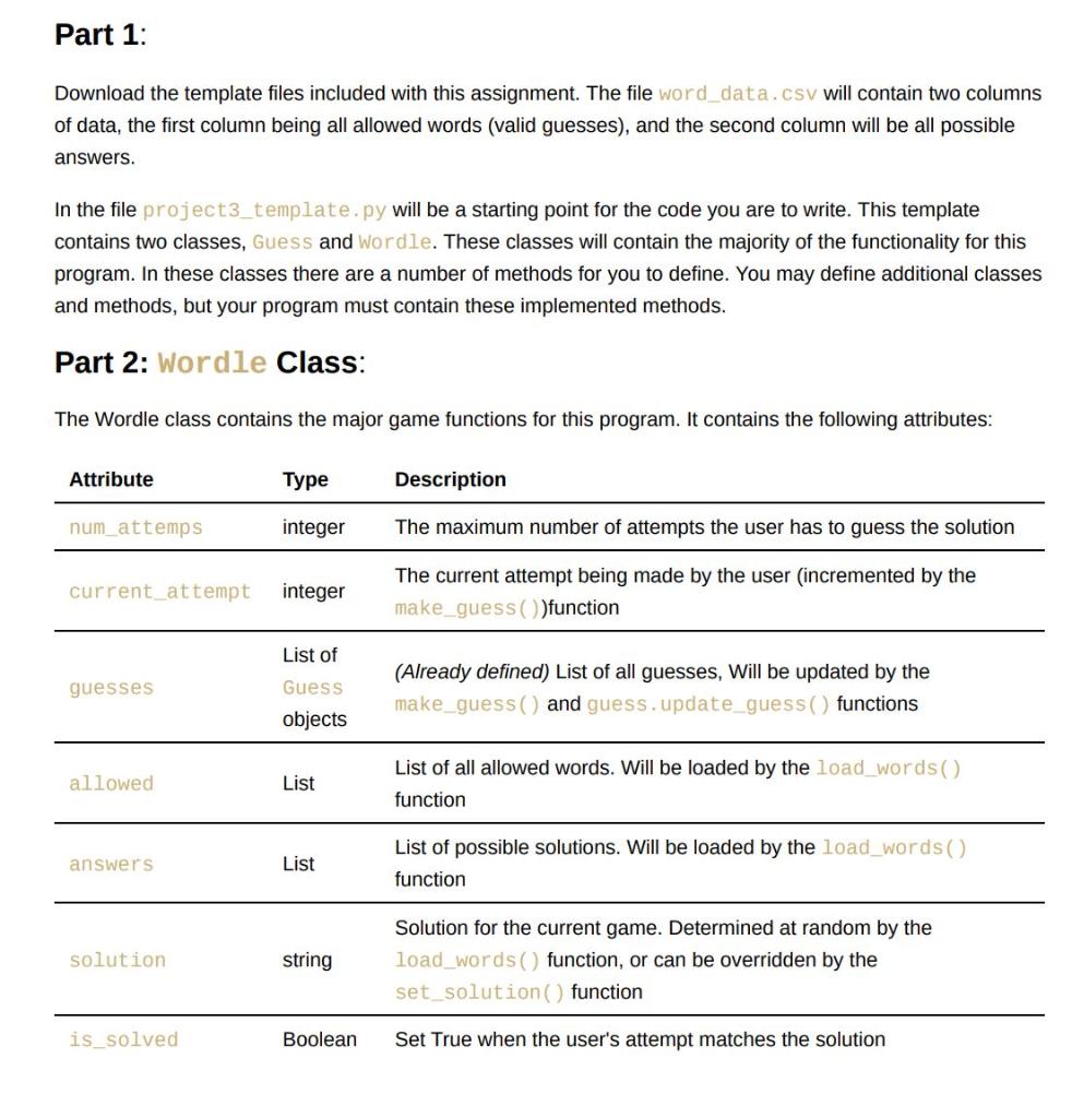 Solved Part 1: Download the template files included with | Chegg.com
