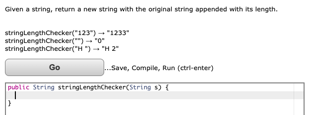 Solved Given a string, return a new string with the original | Chegg.com