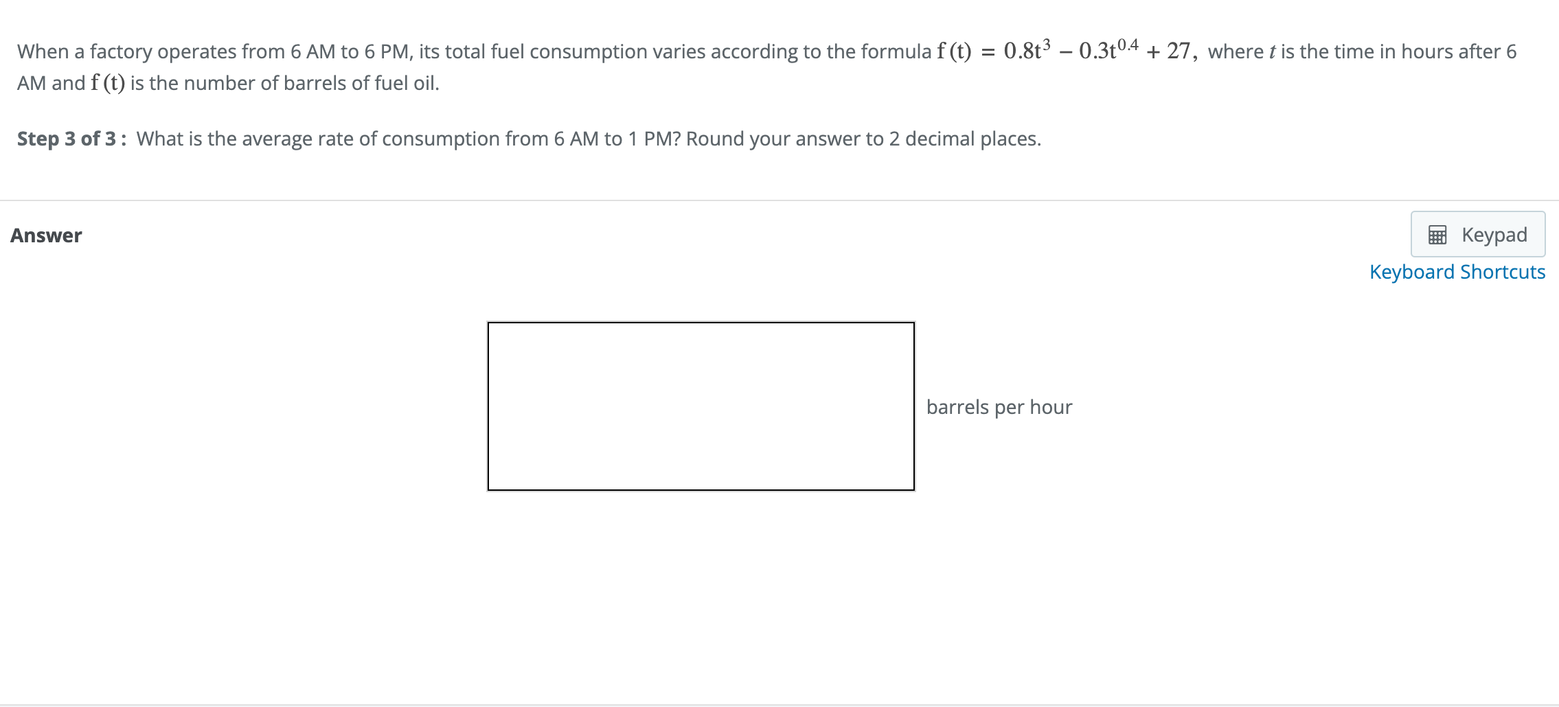 Solved When a factory operates from 6AM to 6PM its total Chegg