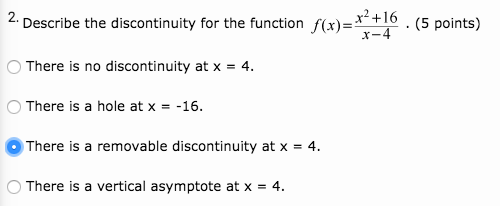 Solved 9. If f(x) is discontinuous, determine the reason. | Chegg.com