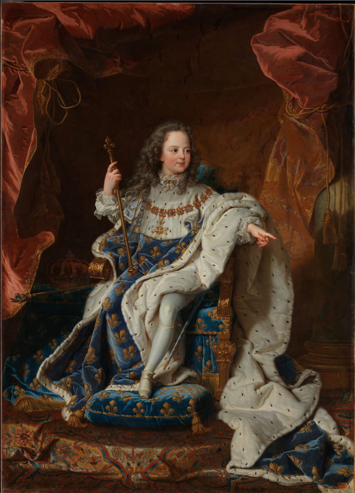 Le Sacre - Portrait of King Louis XVI in Coronation Regalia,  Charles-Clément Bervic; Artist: after Antoine-François Callet; Publisher:  Chez Bervic